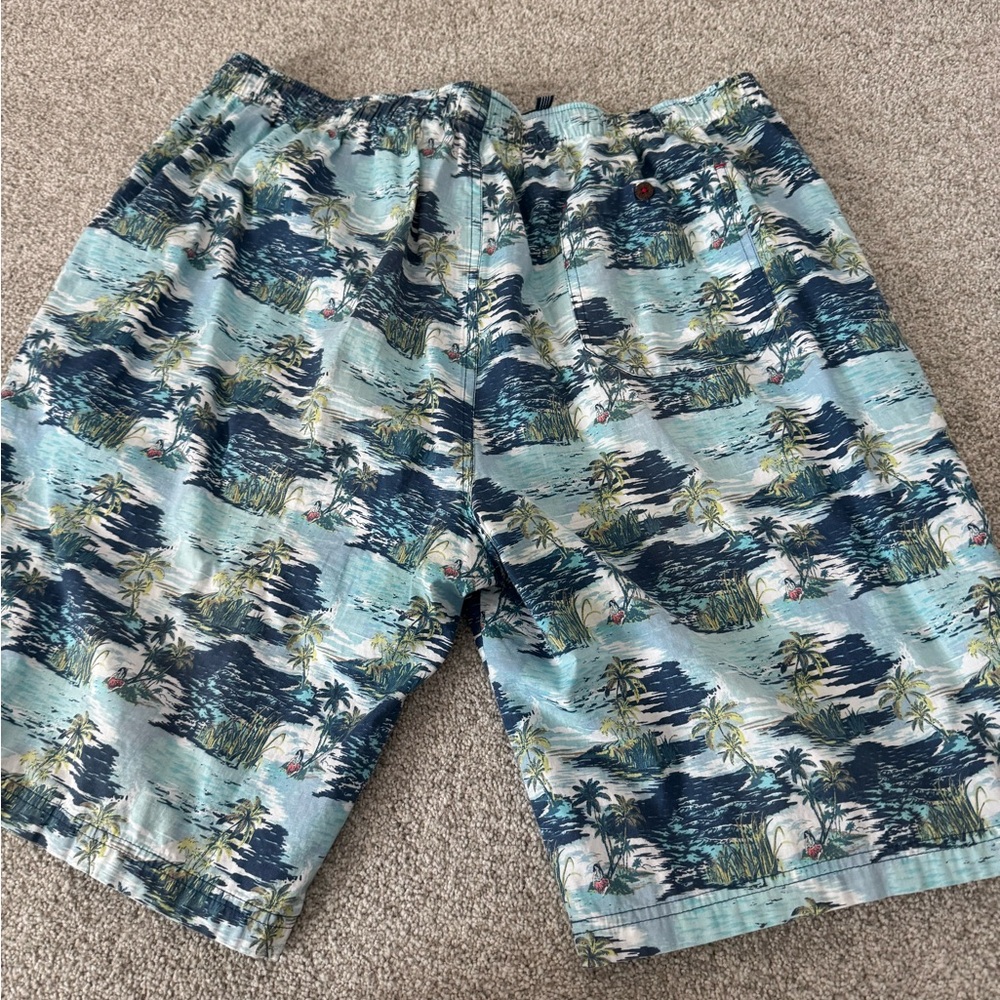 Tommy Bahama Men's Hawaiian Islands Print Cotton Shorts - Picture 5 of 6